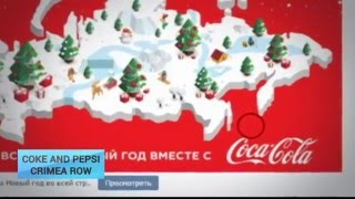 Coke and Pepsi Crimea Row Ukrainians call for boycott [upl. by Esilahs]