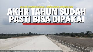 SUDAH FULL DI COR BETON JALAN TOL JOGJA  SOLO RUAS TERAKHIR SUDAH BISA DIGUNAKAN AKHIR TAHUN [upl. by Florette]