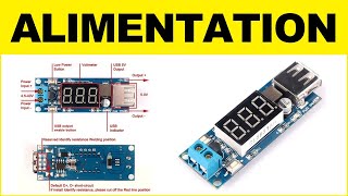 Electronique ALIMENTATION régulateur de tension STEPDOWN découpage 5 volts USB 5V DC Buck converter [upl. by Lippold134]