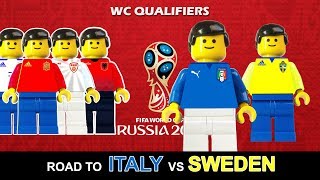 Aspettando Svezia Italia • Road to Sweden vs Italy • World Cup 2018 Qualifiers • Lego Football Film [upl. by Rorke]