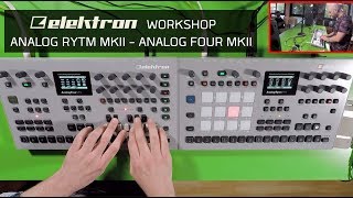 Workshop Elektron Analog RYTM MK2 y Analog Four MK2 [upl. by Auoy974]