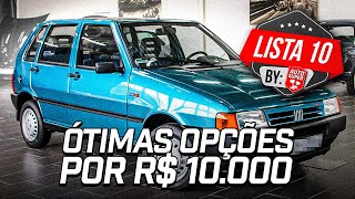 10 CARROS ATÉ 10000 REAIS PARA COMPRAR HOJE QUE VALE A PENA Será [upl. by Catharine]