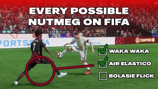 NUTMEGS USING EVERY POSSIBLE SKILL MOVE IN FIFA [upl. by Flemings55]