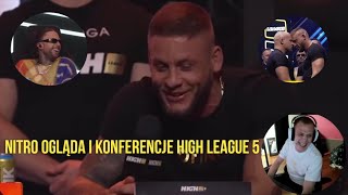 Nitro OGLĄDA Bomba vs Muran Maja Staśko  I konferencja High League 5 [upl. by Nnaylrebmik]