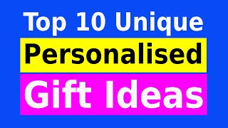 10 Best Personalised Gift Ideas  Gifting Ideas for HerHim  Customized Gifts Ideas for Birthday [upl. by Aital]