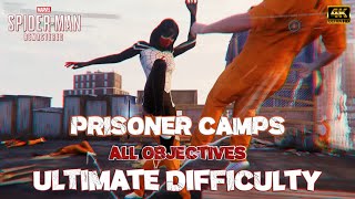 SpiderMan PC MOD  Silk All Prisoner Camps All Objectives Ultimate Difficulty [upl. by Ennaira]