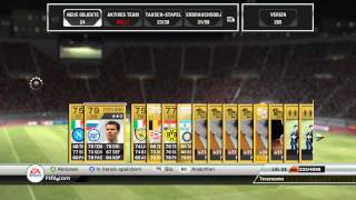 Let´s Play  Fifa 12  Ultimate Team 13  Gold Pack Opening  4x Premium Gold Jumbo Pack 15k [upl. by Odlareg]