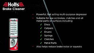 Holts Brake Cleaner  how it works [upl. by Buddy253]