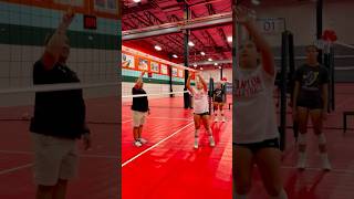 Setter 😎 abvolleyball volleyballdrills [upl. by Cirdek]