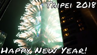 Taipei 101 Fireworks Display 2018 WATCH in 4k [upl. by Siulegroj]