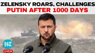 Zelensky Speech Live  Ukraine Marks 1000 Days of Fullscale War  Russia Ukraine War Live  Putin [upl. by Llednahs]