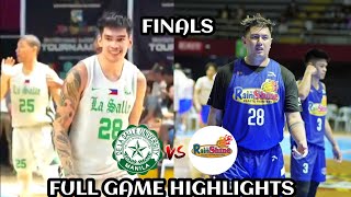 Finals  Rain or Shine vs La Salle Highlights  39th Kadayawan Invitational Basketball Tournament [upl. by Ydrah]