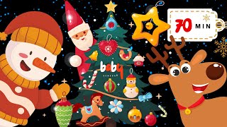 Decorate the Christmas Tree 🎄🎁⭐ Groovy Baby Sensory Video 🎅 [upl. by Rodnas]