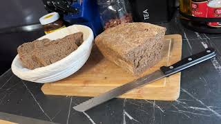 QIAMO Gärkörbchen rund Gärkorb zum brotbacken Gärkörbchen Set zum backen Unboxing und Anleitung [upl. by Anawat]