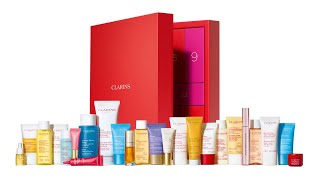 Clarins 24 days Advent Calendar Unboxing 2022 [upl. by Amersham]