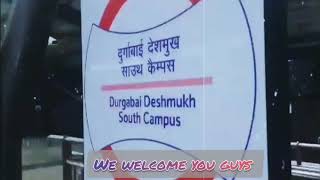 Trip Motilal Nehru college University of Delhi  South Campus Journey Room to college by the metro [upl. by Annyl605]