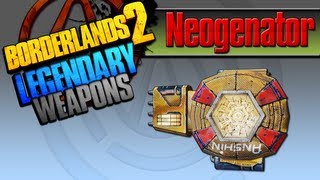 BORDERLANDS 2  Neogenator Legendary Weapons Guide [upl. by Halley]