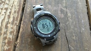 The Casio ProTrek PRW3000T7DR Wristwatch The Full Nick Shabazz Review [upl. by Eittod]