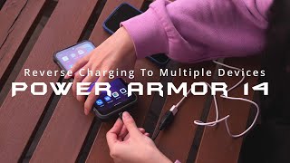 Ulefone Power Armor 14 Reverse Charging To Multiple Devices [upl. by Akkeber]