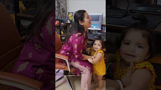 আমাকে একা থাকতে দিলে তো🤣shorts babyactivities banglavlog dailyvlog trending viral cutebaby [upl. by Ayahsey884]