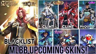 ESTES M3 BLACKLIST SKIN  CLINT COLLECTOR SKIN  ATLAS SEPTEMBER STARLIGHT SKIN  MLBB NEW SKIN [upl. by Tiram]