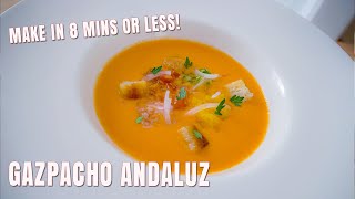 Authentic Spanish Gazpacho Recipe  How to Make Cold Tomato Soup  Chef James [upl. by Dlaniger]