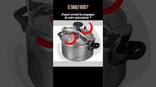 A quoi servent les soupapes de votre autocuiseur  ⚠ ما هو دور صمامات طنجرة الضغط ؟ [upl. by Aroon]