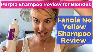 Fanola No Yellow Shampoo – Purple Shampoo Review with Before and After Pics [upl. by Yendys697]