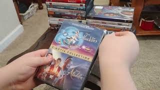 Aladdin 2Movie Collection DVD Unboxing Grandmas House Version [upl. by Nolos]