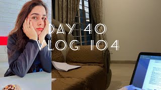 Day 40  365 of house job  first professional conflict  hospital life  vlog 104  doctor galore [upl. by Mallory]