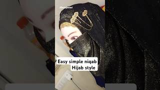 Easy niqab Hijab style niqab viralvideo hijabshorts youtubeshorts [upl. by Germayne]