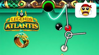 Legends of Atlantis NEW Ring 🙀 3 Tables with new chests 8 ball pool [upl. by Aloin]