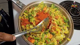 Mixed vegetable curry  one curry which suitable for rice roti and Bagara [upl. by Zetnahs186]