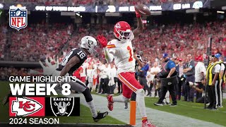 Kansas City Chiefs vs Las Vegas Raiders  2024 Week 8 Game Highlights [upl. by Yasdnyl]