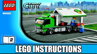 LEGO Instructions  City  60020  Cargo Truck Book 2 [upl. by Aztilay]