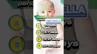 Rubella mcqs rubellamcqs viralinfection rqshes infantdisease [upl. by Mckenna]