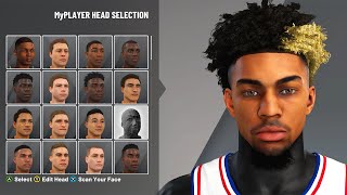 NBA 2K21 HOW TO GET DIFFERENT HAIR STYLES AND FACE CREATIONS FULL TUTORIAL [upl. by Euqinmod400]