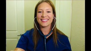 Cardiologist assessment Roleplay  Sweet Sounds ASMR with Laur [upl. by Steinman639]