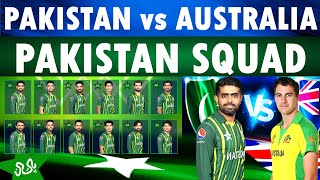 Pakistan squad against Australia Pakistan ODI Squad against Australia announced [upl. by Eudoca]