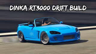 GTA 5 Dinka RT3000 Drift Build  The BEST Drift Setup Yet  Honda S2000 Drift Setup  Guide [upl. by Betty]