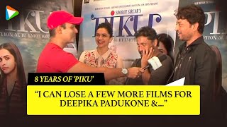 8 years of ‘Piku’ Deepika Padukone Irrfan Khan amp Shoojit Sircar’s FUN moments [upl. by Nosreg]