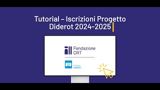 Progetto Diderot 20242025  Tutorial iscrizioni [upl. by Fihsak]