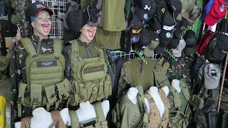 Strolling Around The Military Surplus Market  Angeles City Philippines [upl. by Yerfdog882]