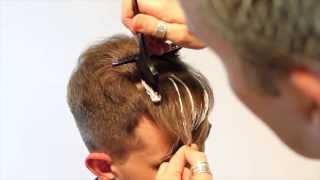 Pompadour haircut How to Modernize a Pompadour Mens Hair Coloring Highlights [upl. by Naleek114]