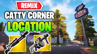 NEW Catty Corner Location Gameplay  Fortnite Chapter 2 Remix [upl. by Phyl]