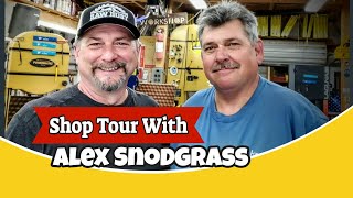 Shop Tour with Alex Snodgrass Bandsaw Life [upl. by Carson]