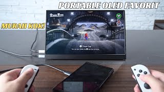 MONITOR OLED KOK MURAH  REVIEW PORTABLE MONITOR INTEHILL F13NA [upl. by Ahtiekal707]