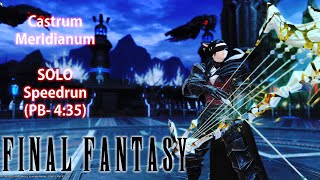 Final Fantasy XIV  Castrum Meridianum  SOLO  Speedrun  PB 435 [upl. by Virendra]