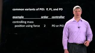 P PI and PD variants of PID control Kevin Lynch [upl. by Neddie]