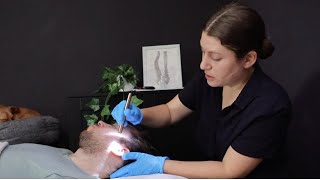 ASMR  Neck Exam amp Osteopathic Manipulation Therapy [upl. by Hilleary]